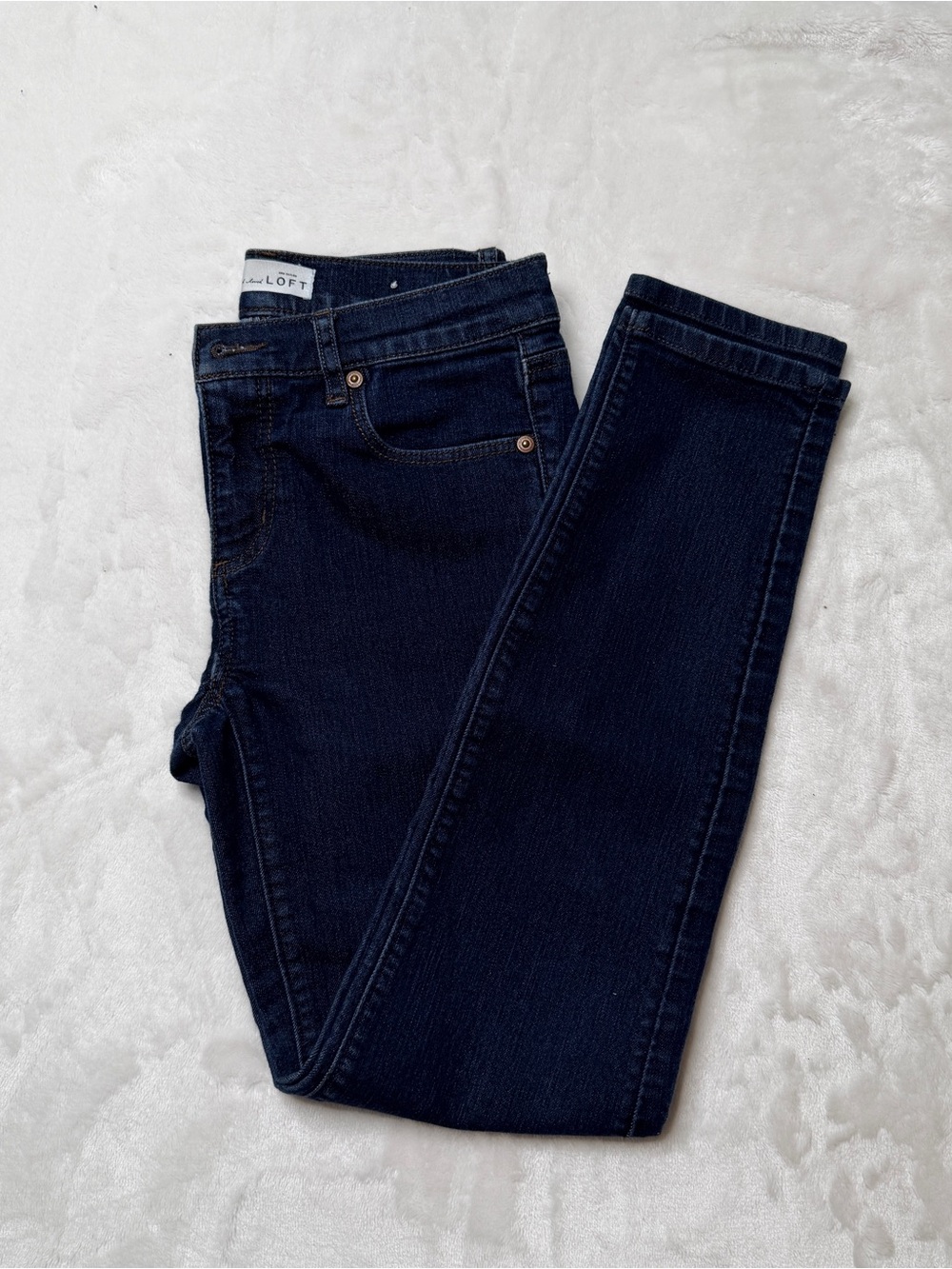 LOFT Women's‎ Dark Indigo Modern Skinny Jeans